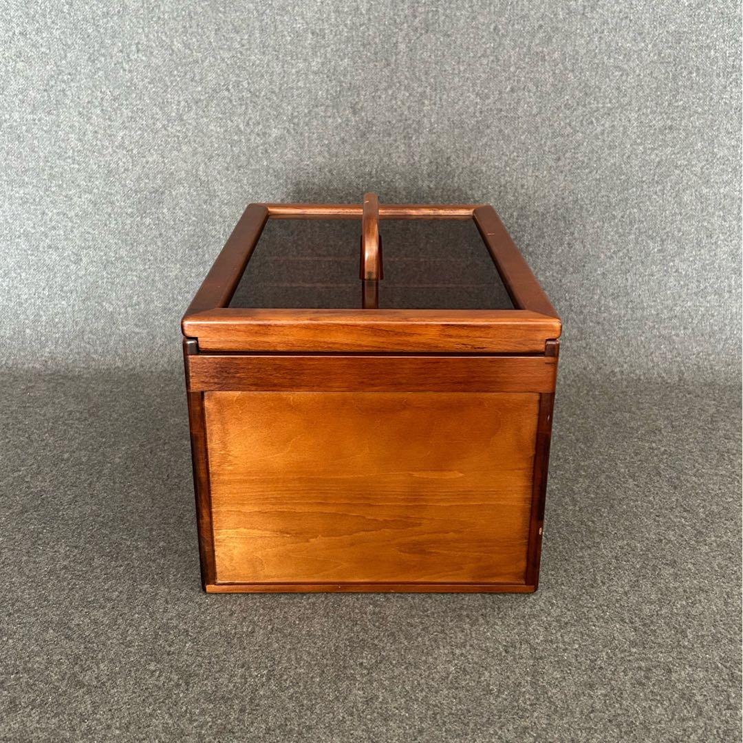 豊岡クラフト小物収納アクセサリーケース文具薬救急箱メイクボックス机上整理