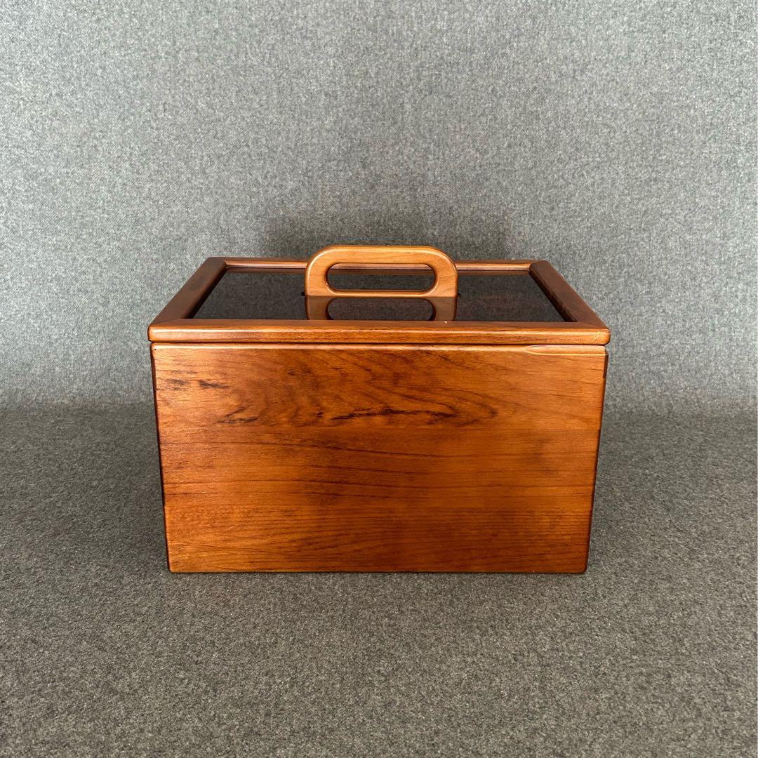 豊岡クラフト小物収納アクセサリーケース文具薬救急箱メイクボックス机上整理