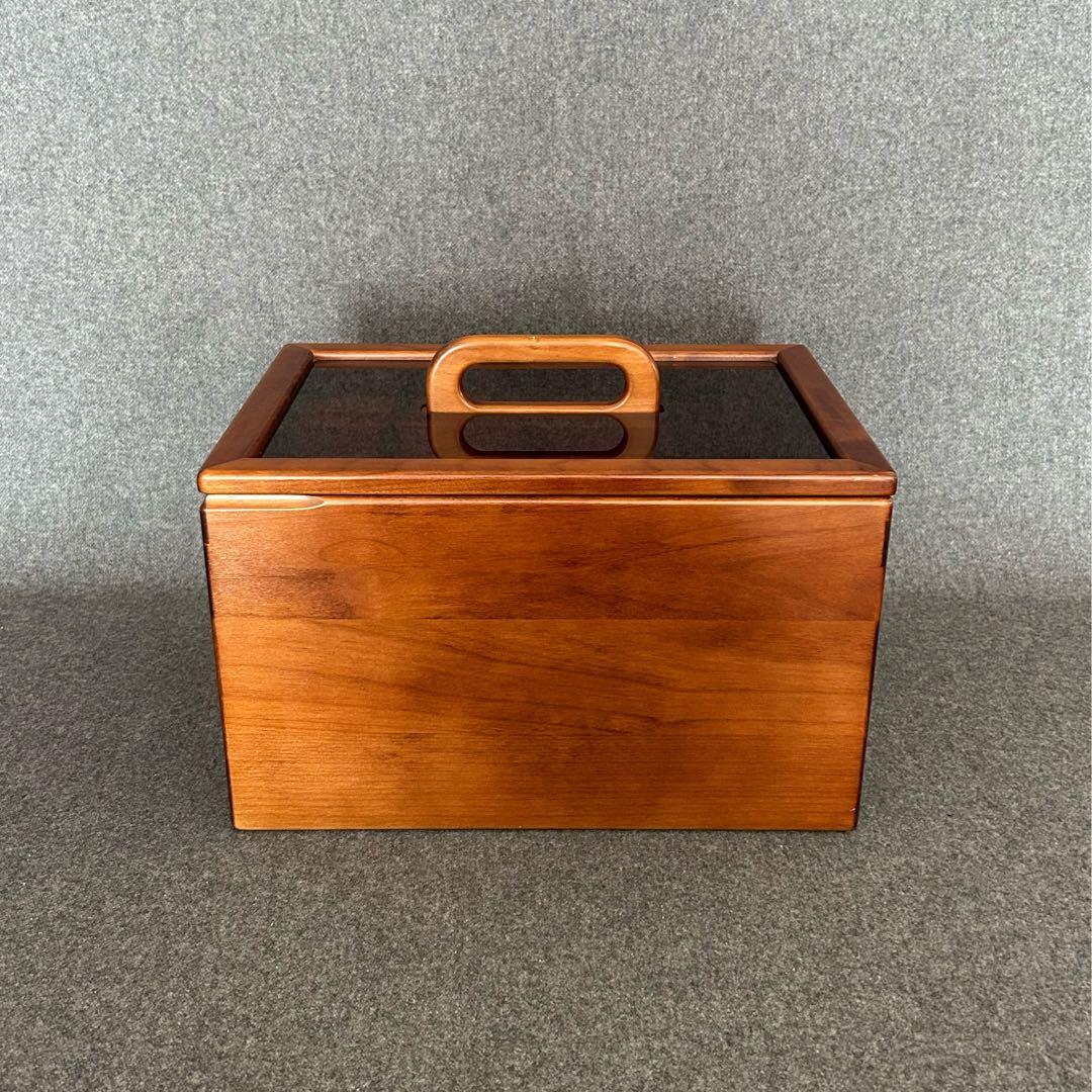 豊岡クラフト小物収納アクセサリーケース文具薬救急箱メイクボックス机上整理