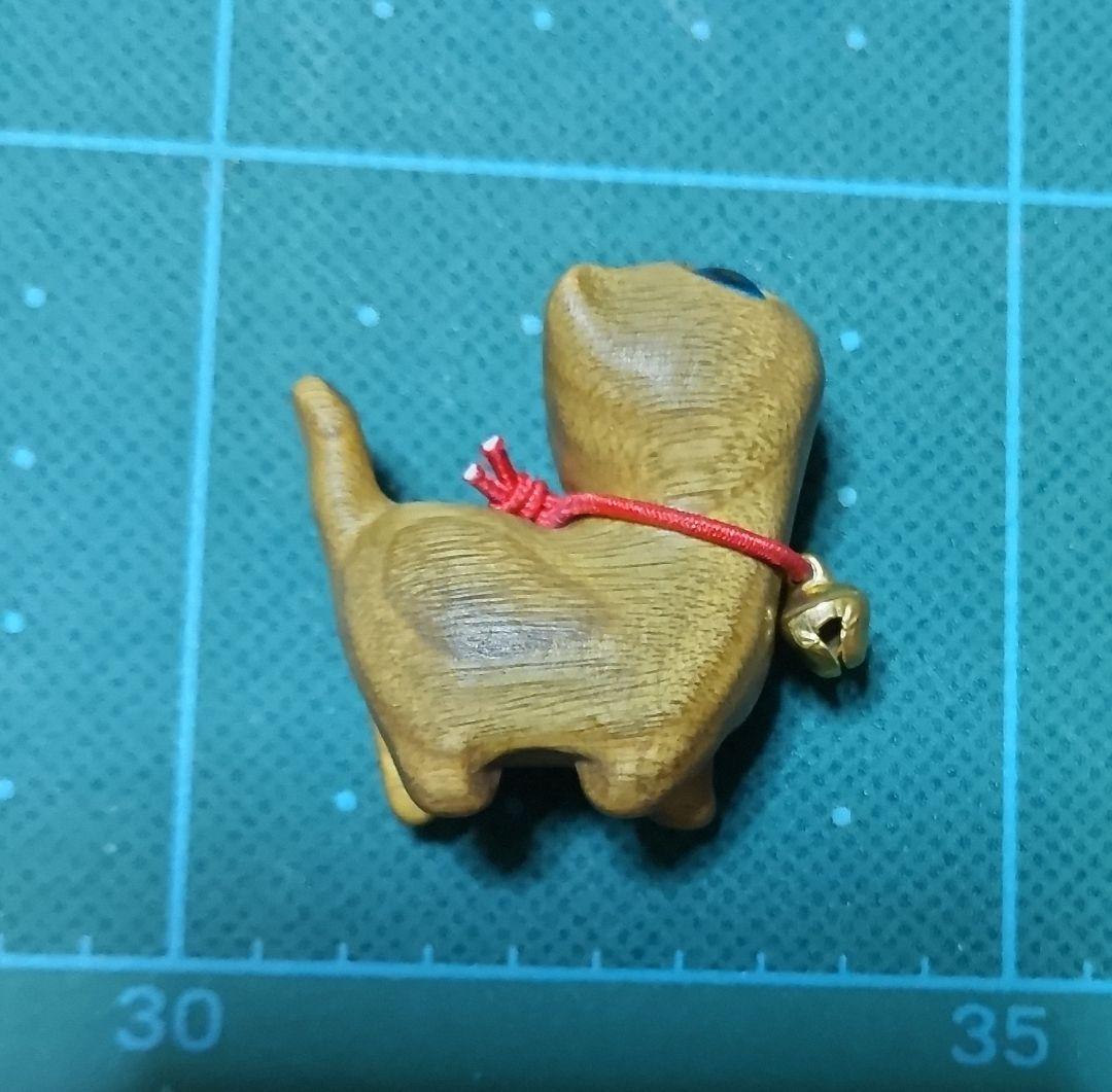 猫　置き物　木彫り　スーダン　【34】