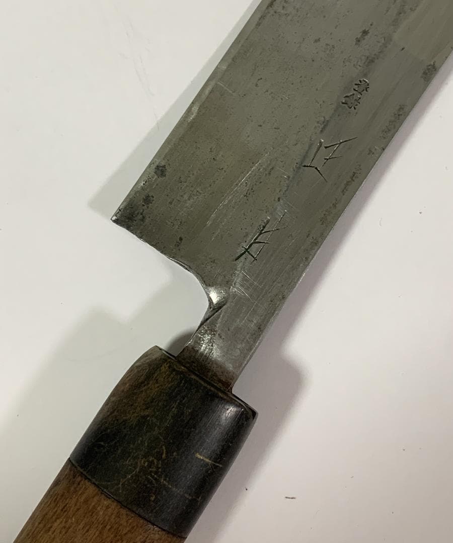 正本 刻印 鰻裂包丁 うなぎ包丁　約20cm