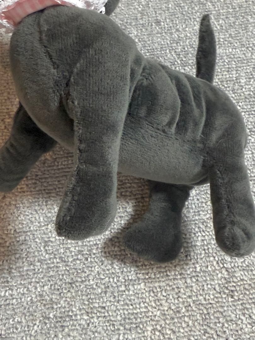 ★ハンドメイド★ くたくた フレンチブルドッグ ぬいぐるみ グレー 中サイズ