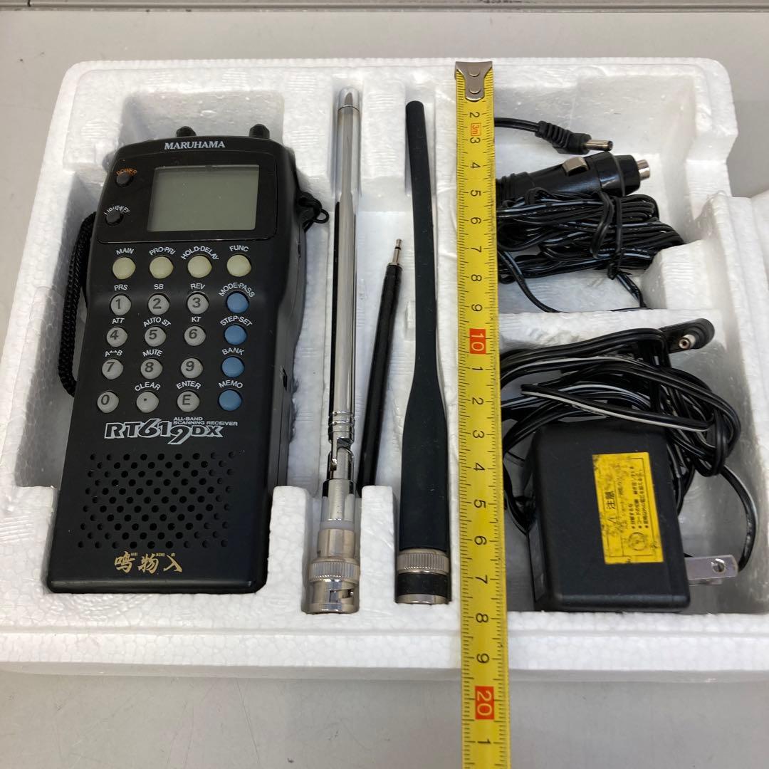 通電確認済 鳴物入MARUHAMA RT619DX ワイドバンドレシーバー受信機