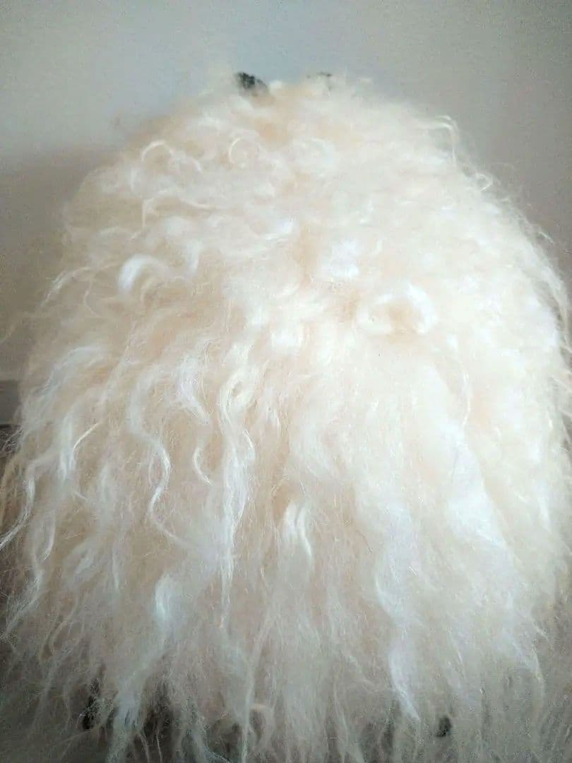 シープスキン　オットマン