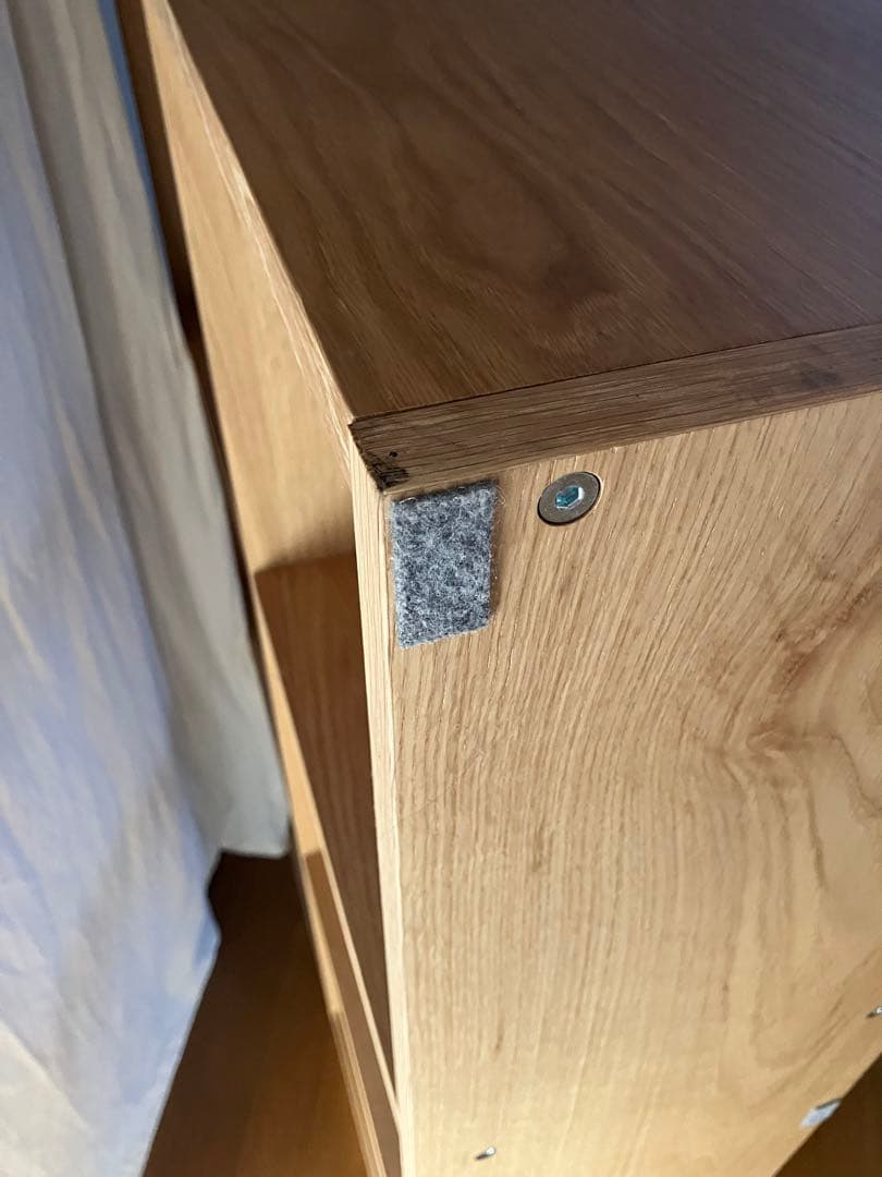 無印良品　スタッキングシェルフ3×2段　オーク材