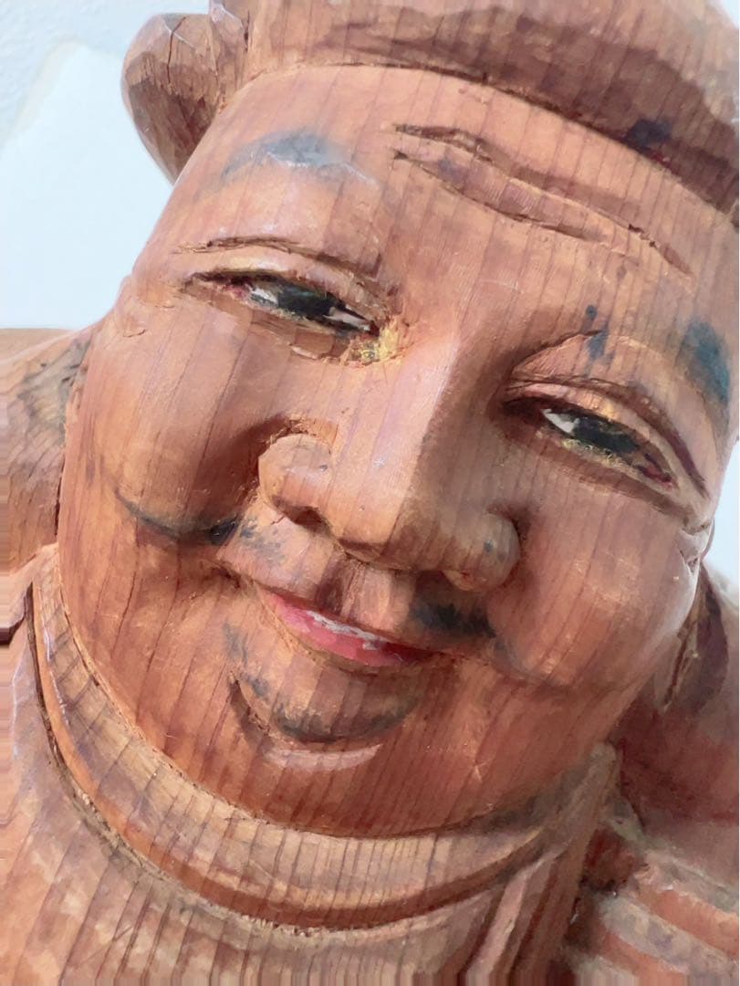 木製 福の神 彫刻