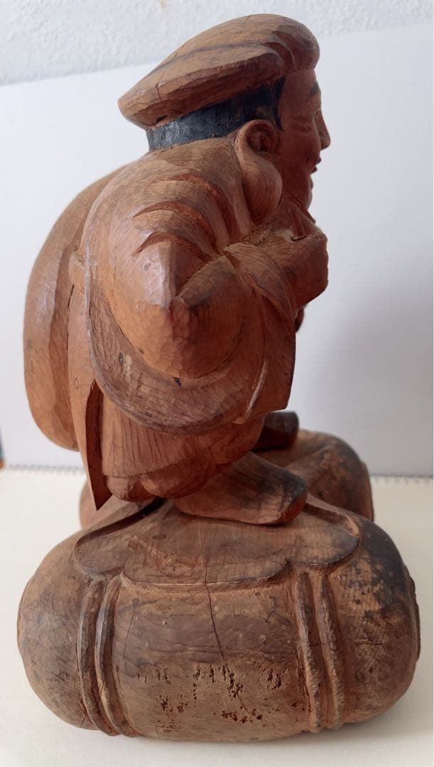 木製 福の神 彫刻