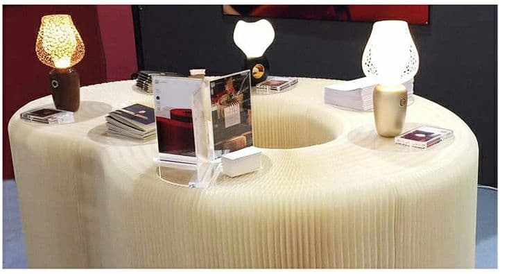 HINTON 折りたたみ式シェルフ ホワイト 展示会POPUPに - メルカリ