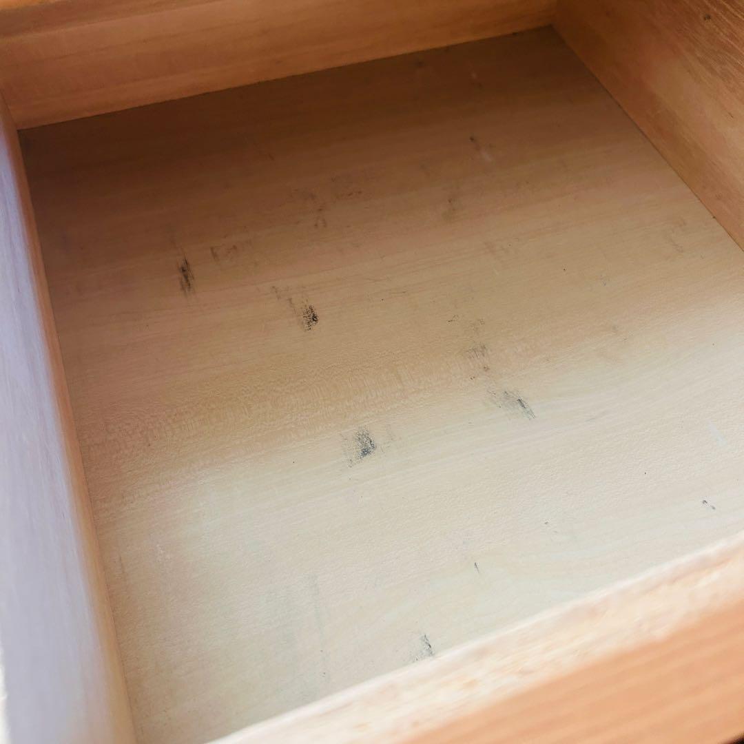 無印良品　木製キャビネット　幅80×奥行40×高さ83 オーク材