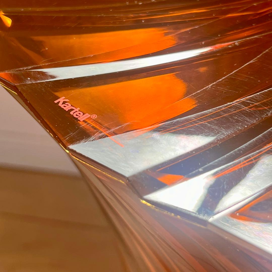 補修済訳あり カルテル スパークルS スツール アンバー Kartell