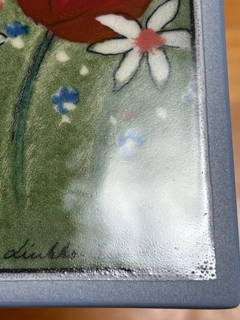 ARABIA ヘルヤ \"Täysin sydämin\" 陶板画