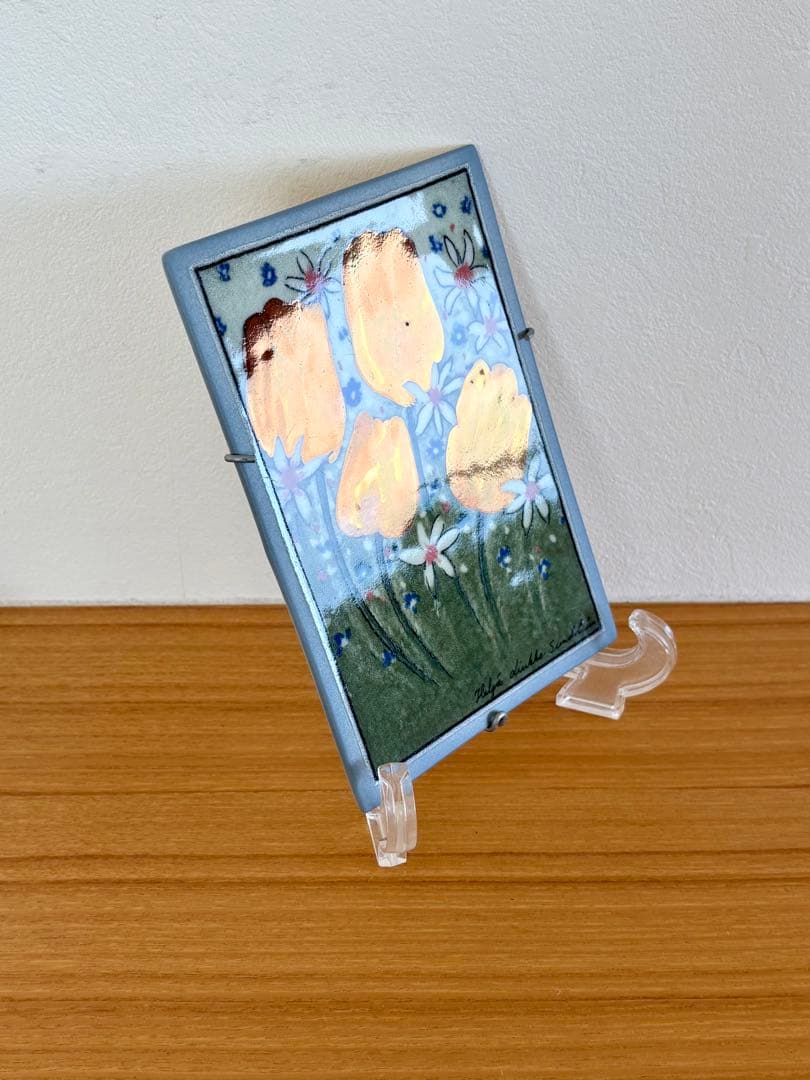 ARABIA ヘルヤ \"Täysin sydämin\" 陶板画