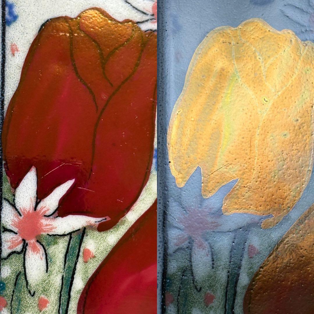 ARABIA ヘルヤ \"Täysin sydämin\" 陶板画