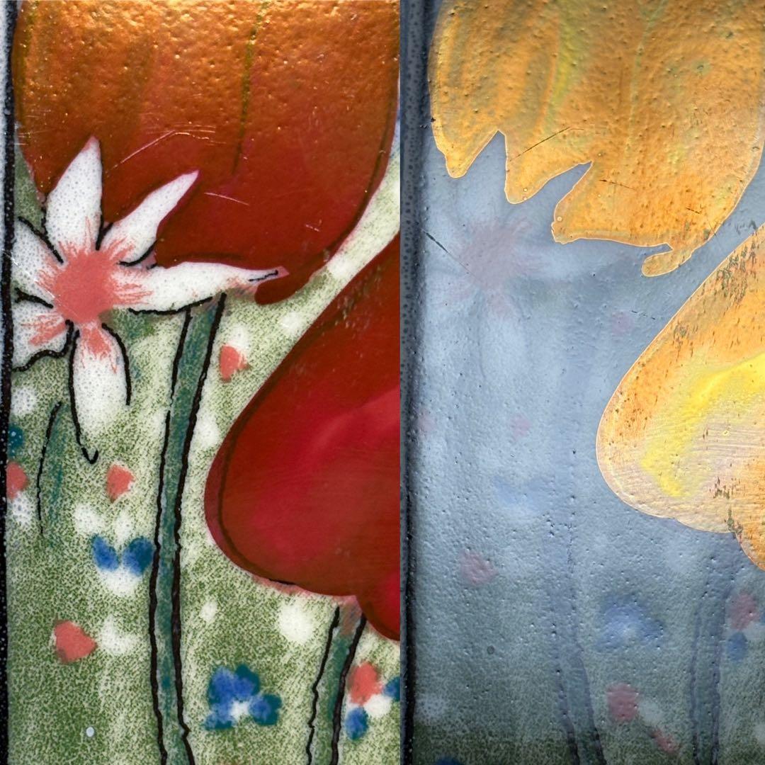 ARABIA ヘルヤ \"Täysin sydämin\" 陶板画