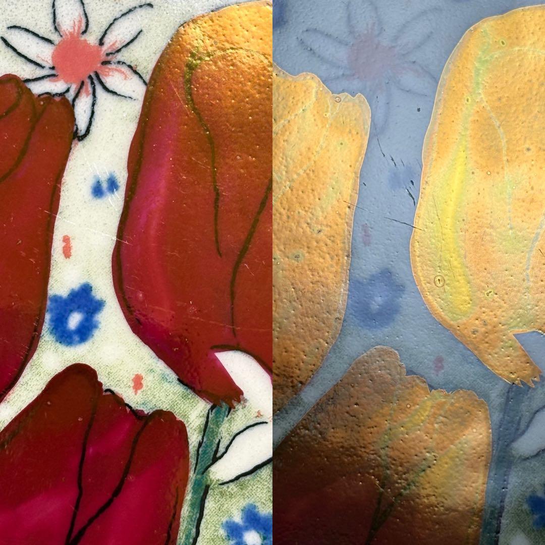 ARABIA ヘルヤ \"Täysin sydämin\" 陶板画