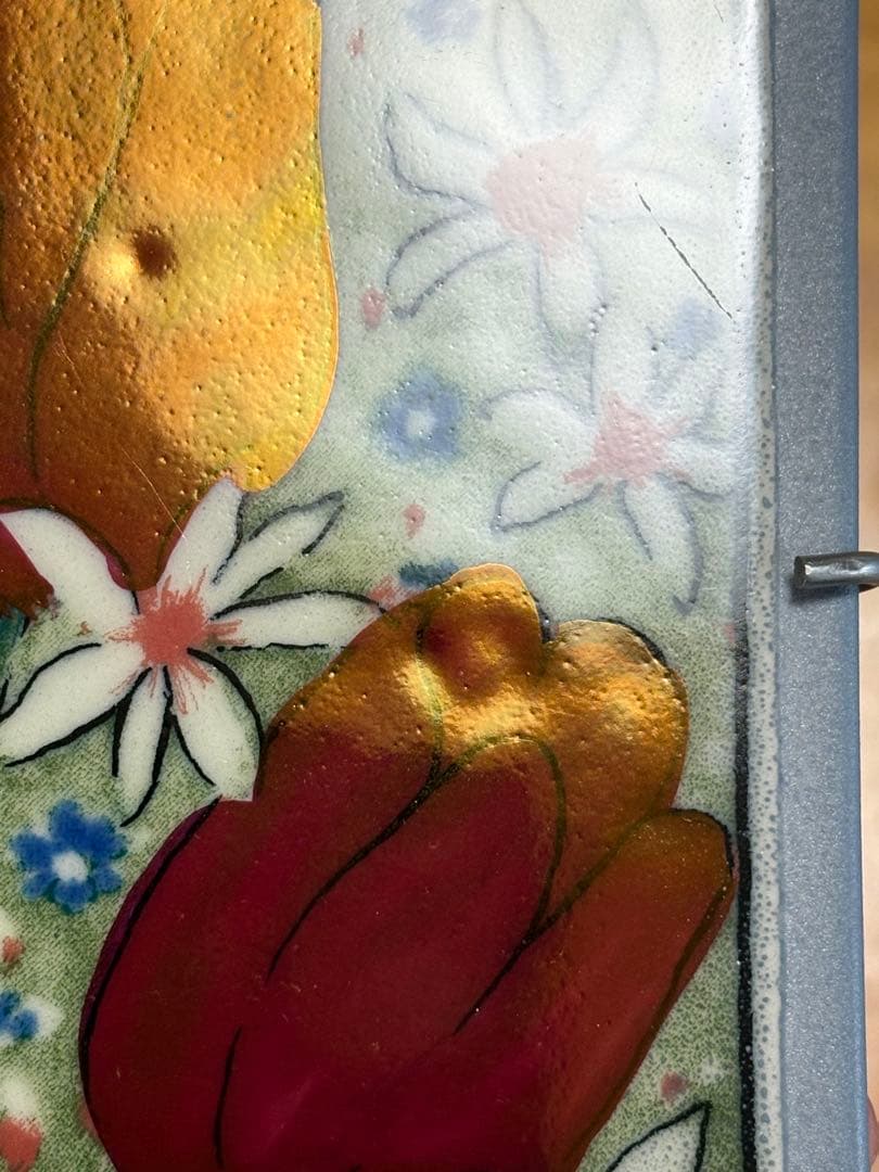 ARABIA ヘルヤ \"Täysin sydämin\" 陶板画