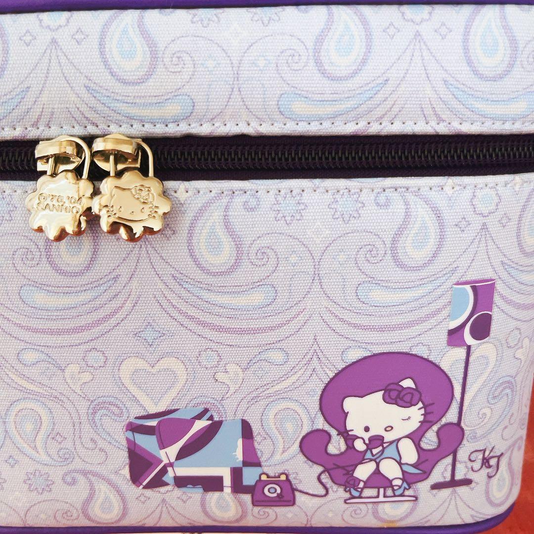 希少レア 希少レア ハローキティ バニティケース USA ペイズリー 2004