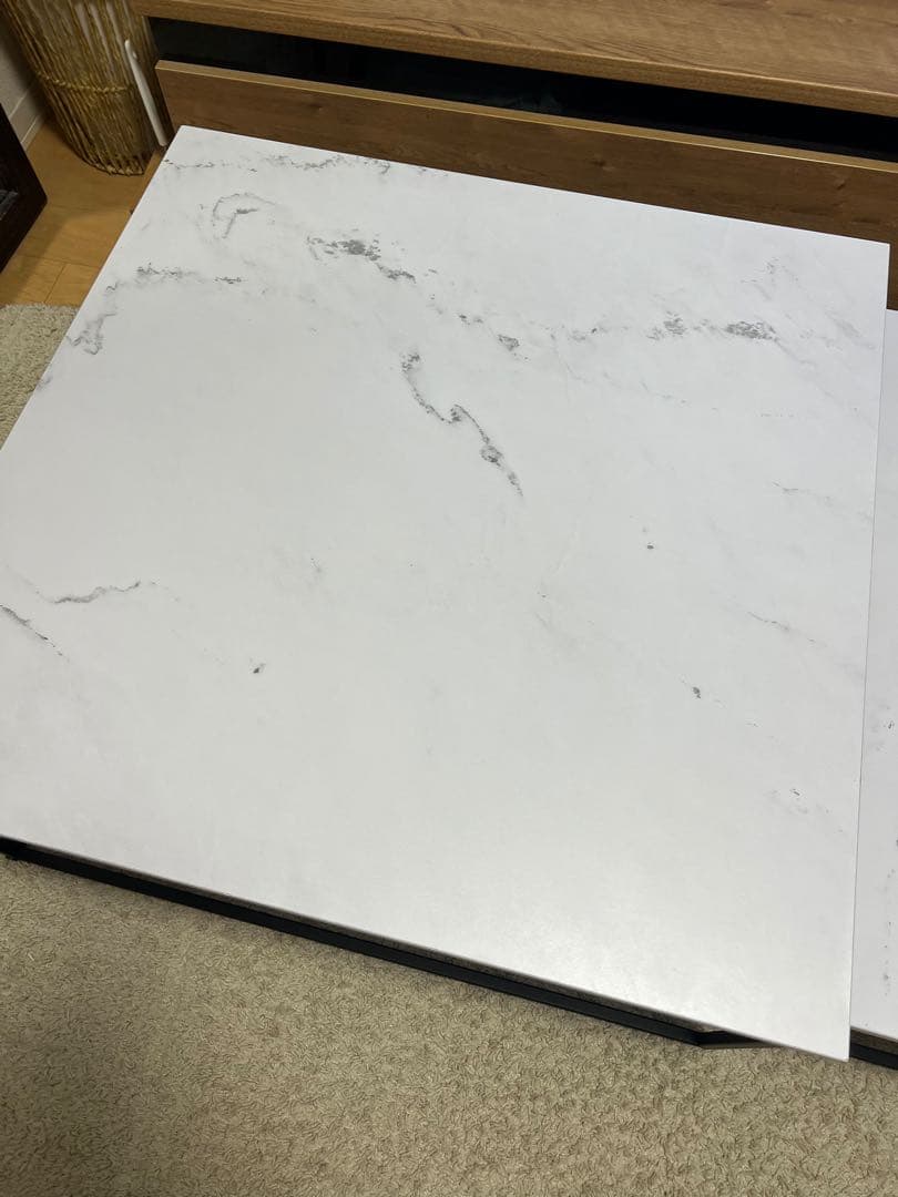 LOWYAネストテーブルM リビングテーブル ローテーブル 大理石模様 ロウヤ