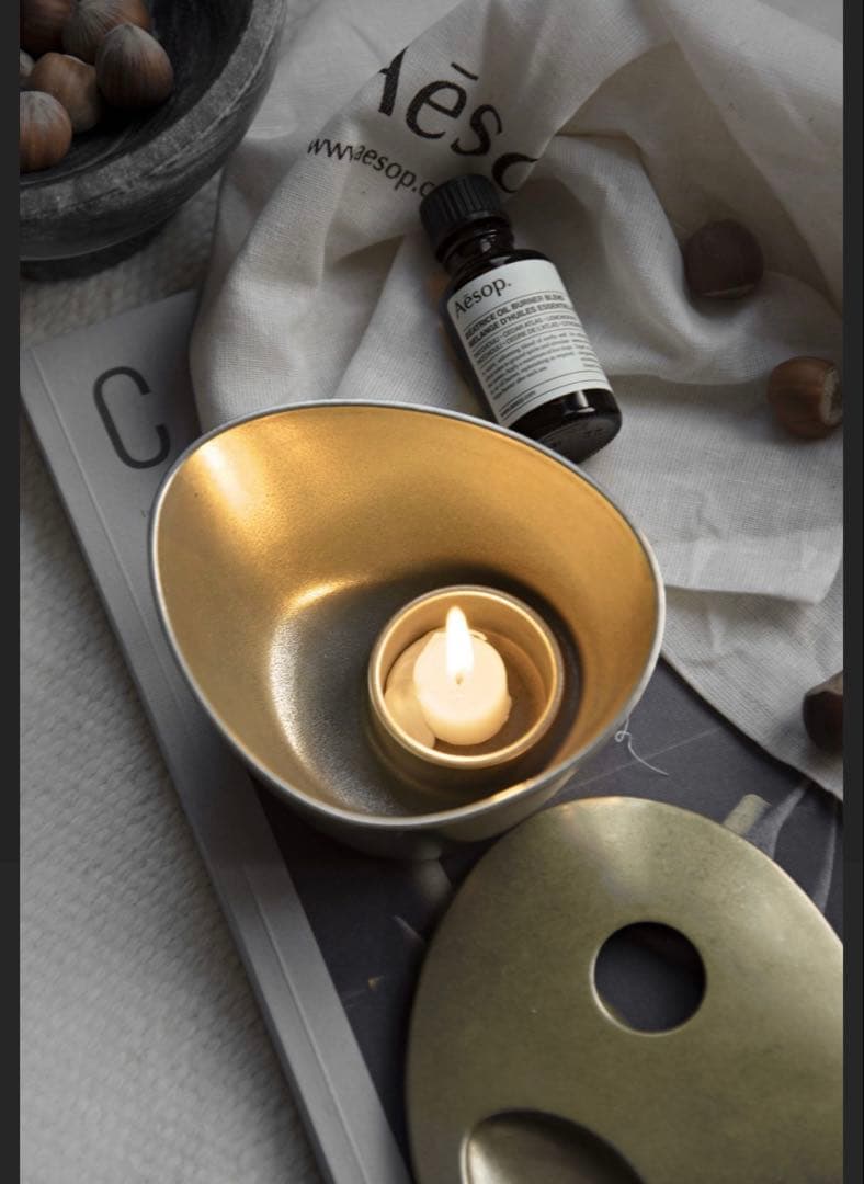 イソップ ブラス　オイルバーナー　真鍮