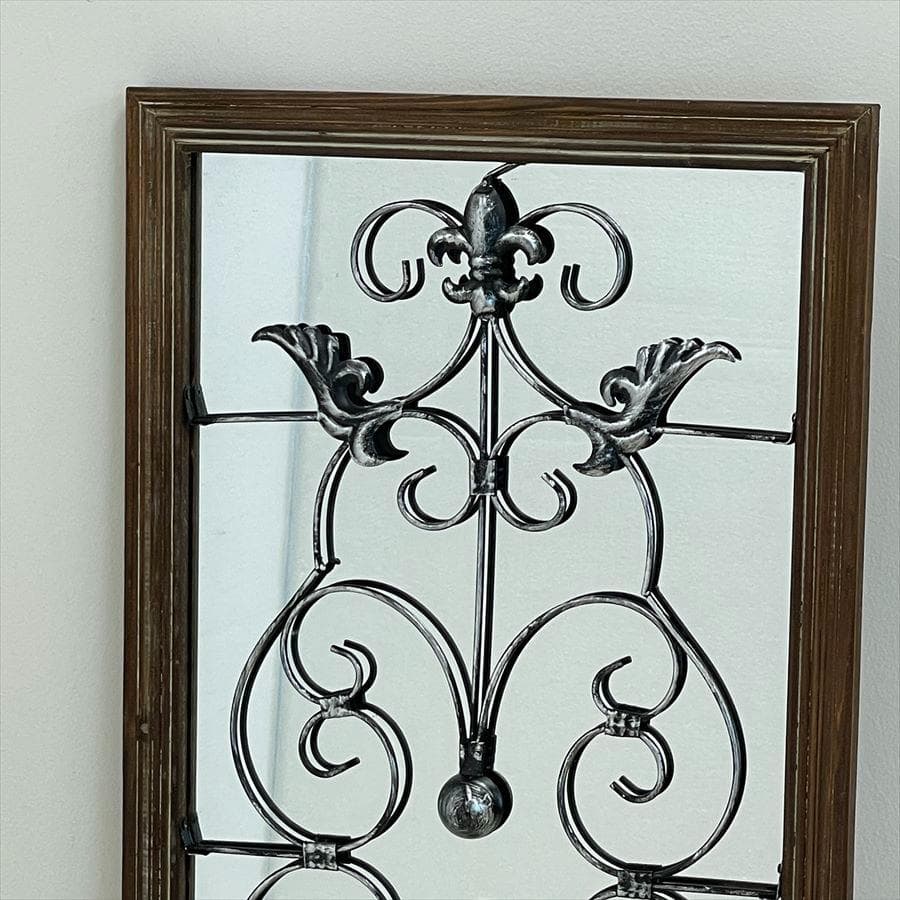 新品　最終お値下げ価格ミラー ウォールデコレーション アイアン