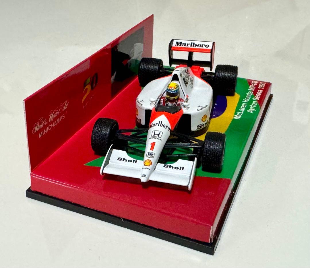 ミニチャンプス1/43 マクラーレンホンダMP4/6 アイルトン・セナ 限定品
