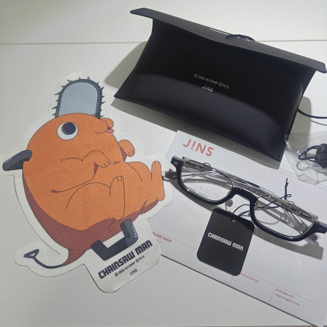 JINS チェンソーマン レゼ コラボメガネ - メルカリ