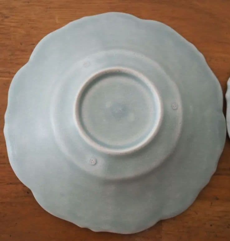 awabi ware アワビウェア 輪花皿S 青磁 - メルカリ