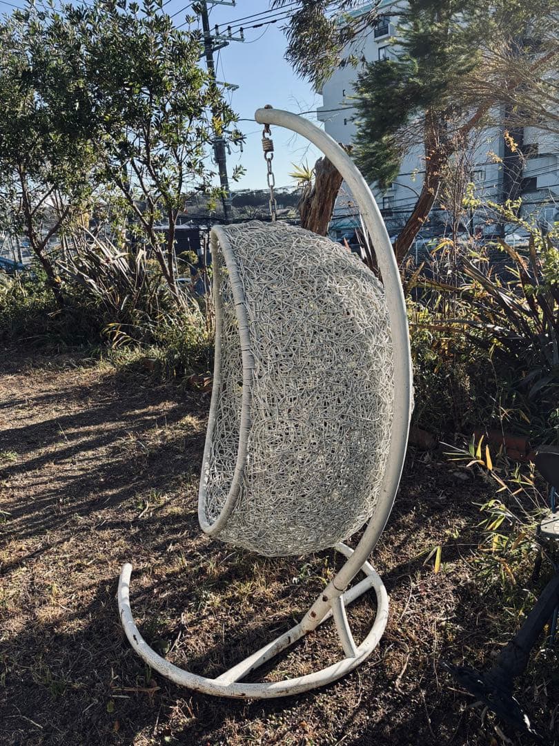 ホワイト ハンギングチェア