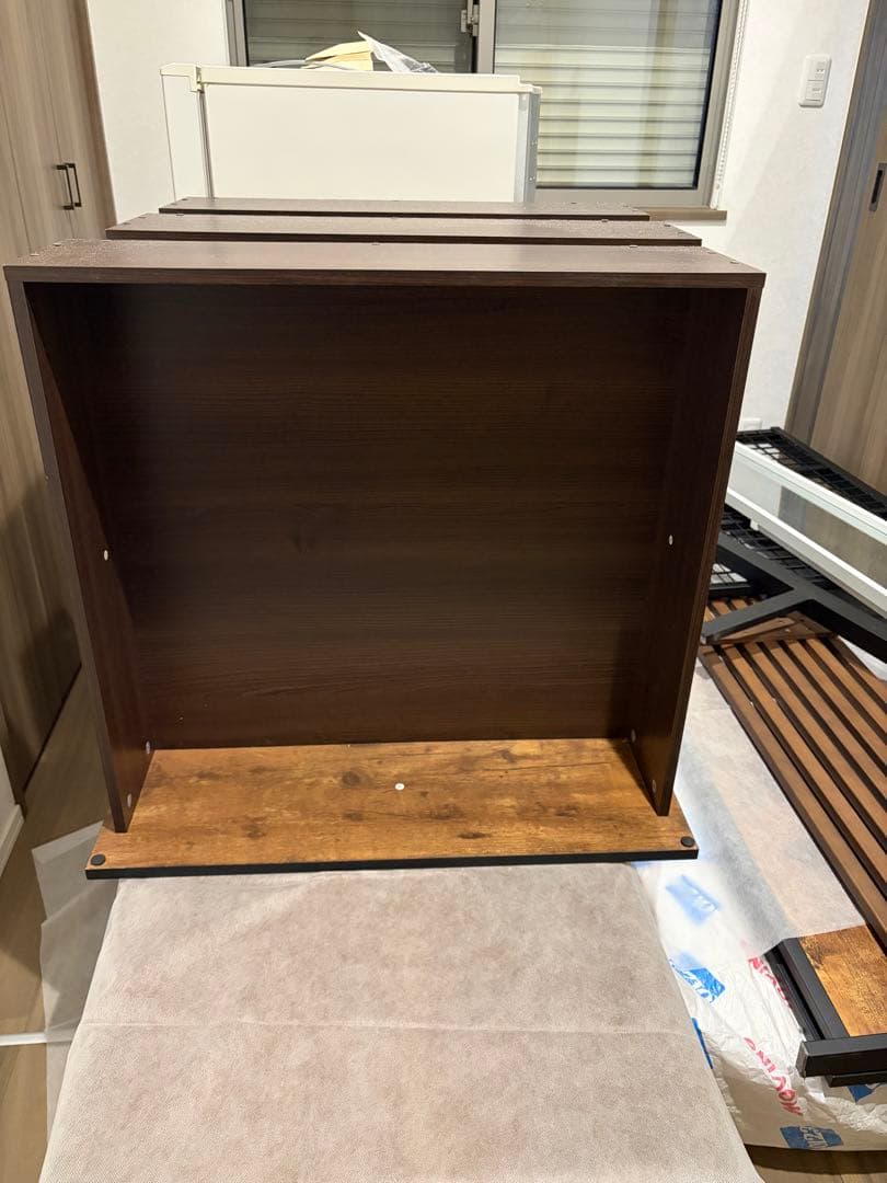 カウチベッド (ステイン引出しセット BK/MBR)