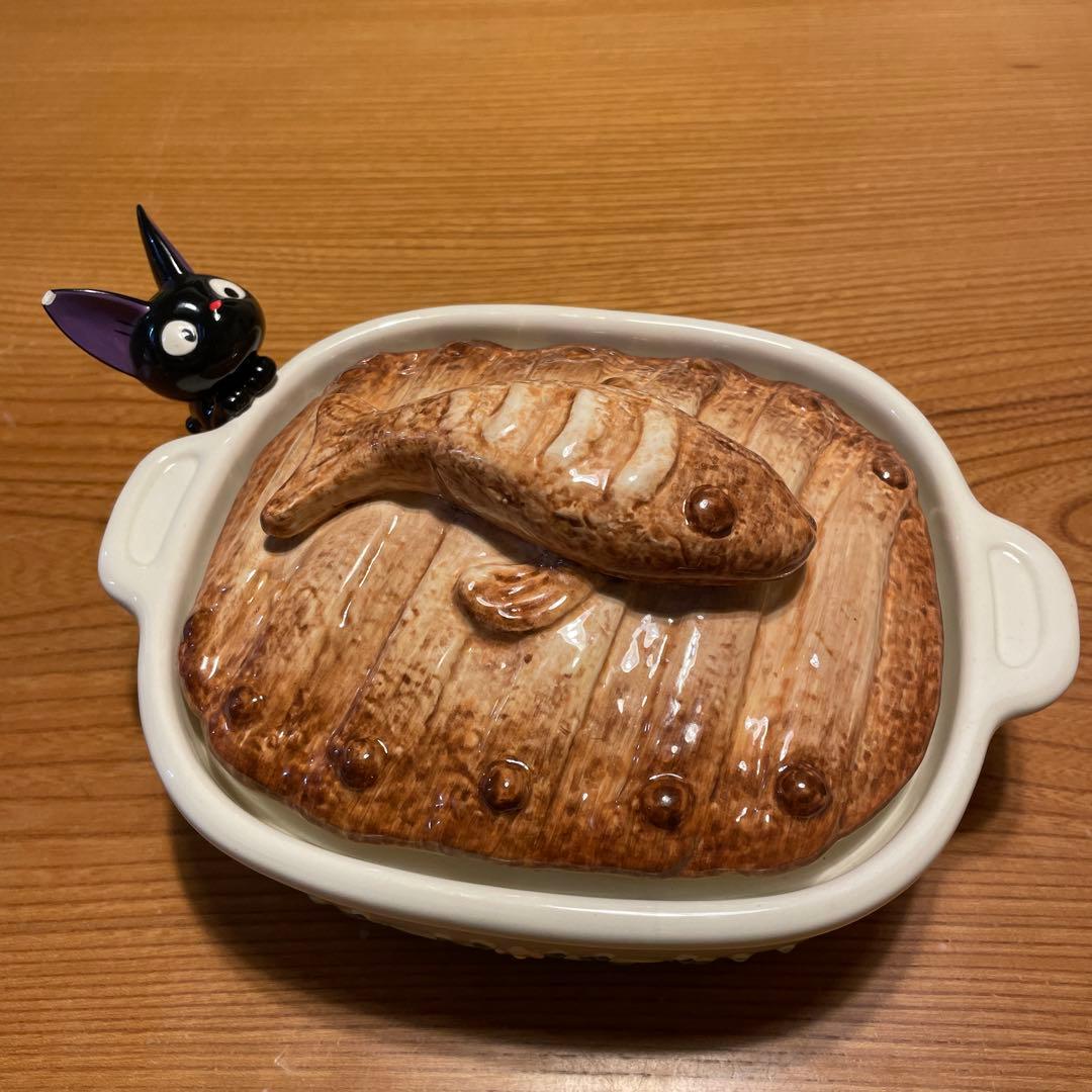 魔女の宅急便 ジジのにしんパイ 陶器 クッキージャー 希少品