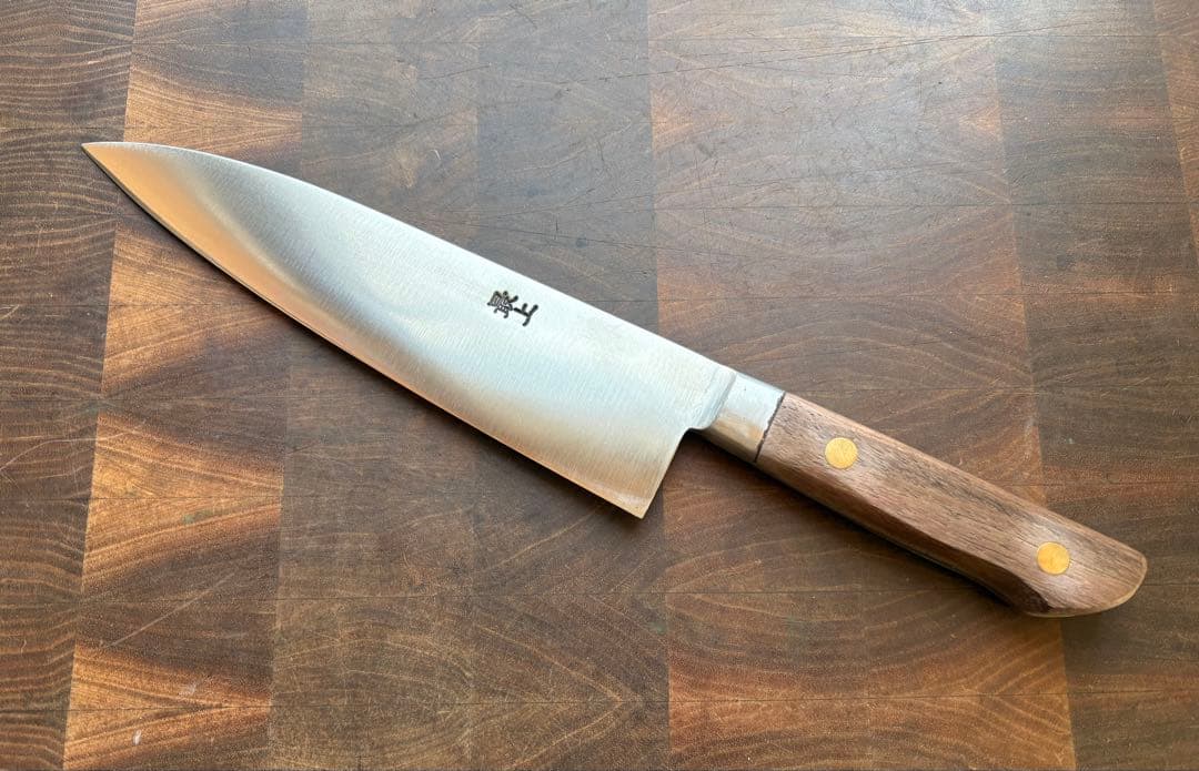 正本総本店　最上　牛刀　195mm 6寸半　包丁　全鋼　洋包丁　未使用　炭素鋼