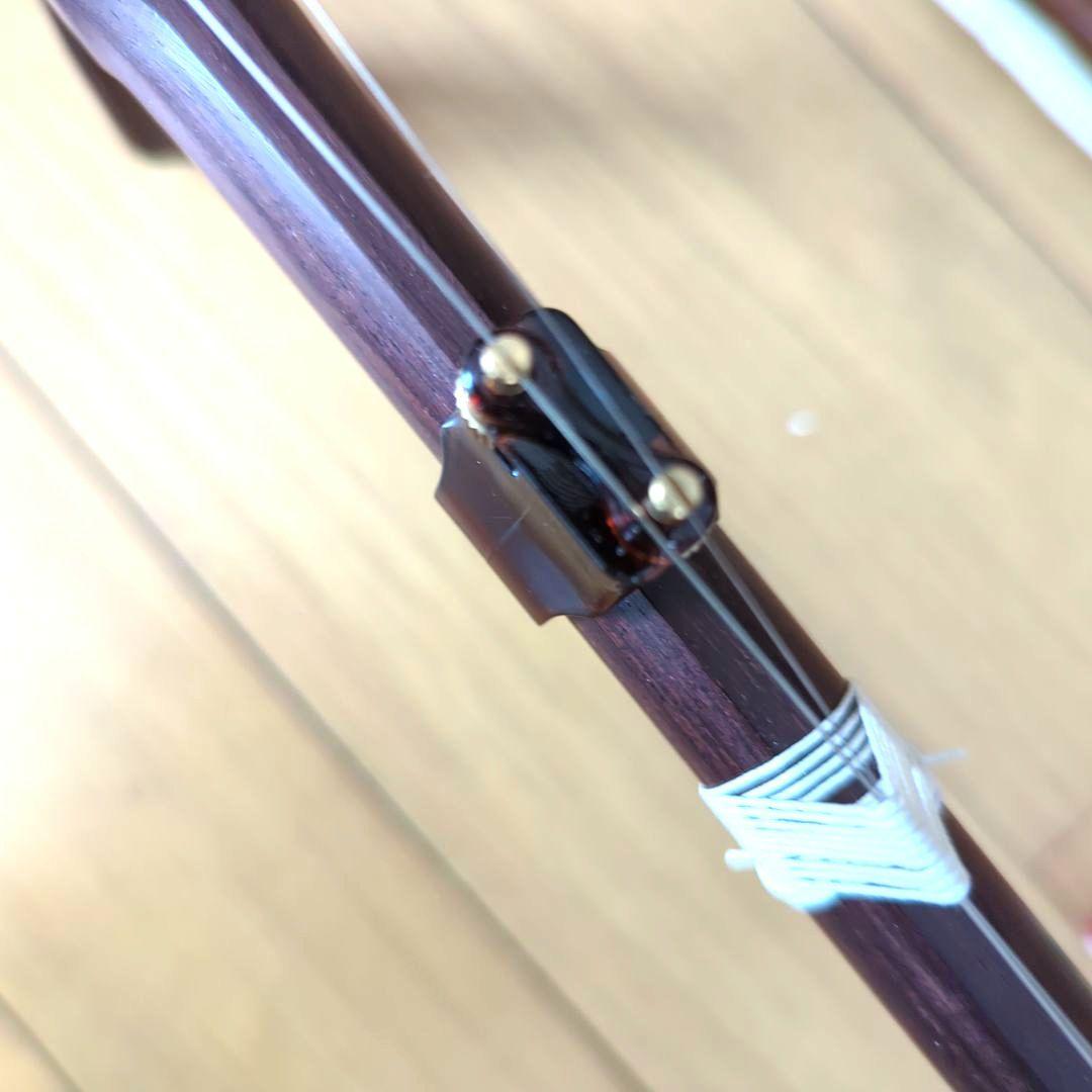 胡涵柔製作 最上級明清老紅木 未使用 螺鈿花 回紋頭 二胡5 - メルカリ