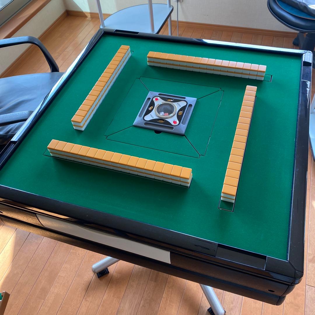 全自動麻雀卓　アモスJOY ブラック　天板付　美品　フルセットの場合引取り限定