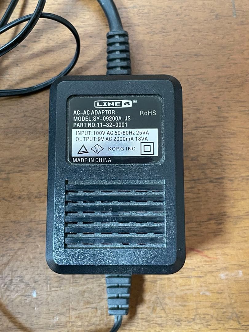 LINE6 M9 マルチエフェクター　純正アダプター付き