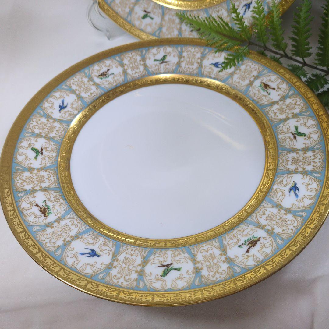 CH FIELD アビランド ヴィクトリアンスワロー ディナー皿2枚