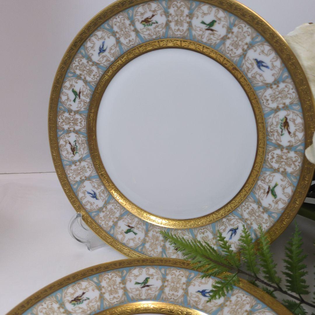 CH FIELD アビランド ヴィクトリアンスワロー ディナー皿2枚