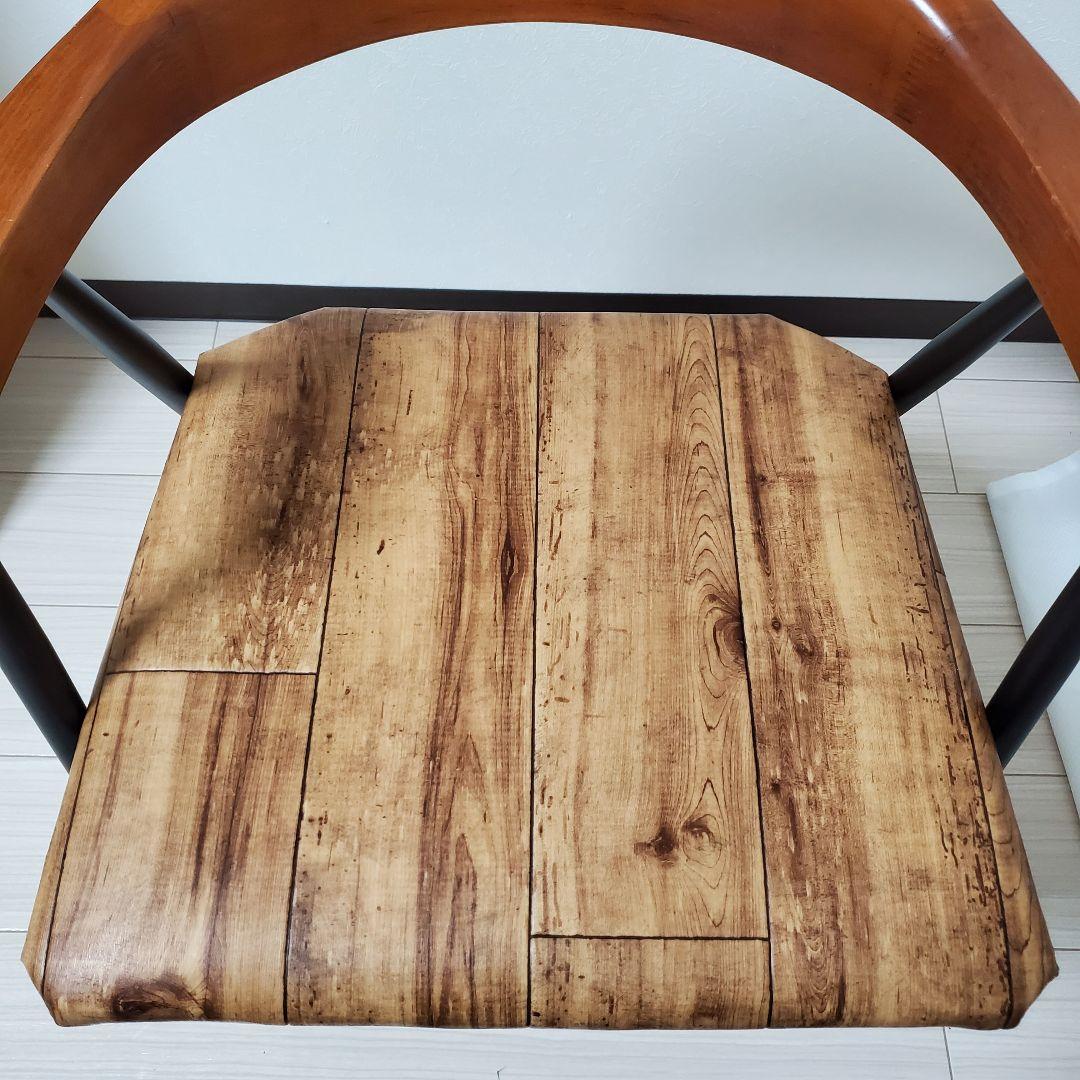 木製アームチェア モダンデザイン