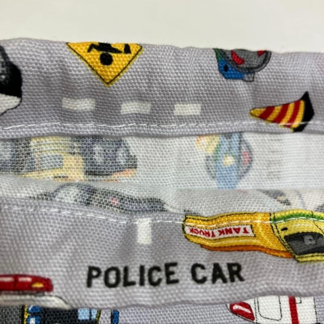 ハンドメイド 給食袋 2個セット 20×25 cm 車デザイン - メルカリ