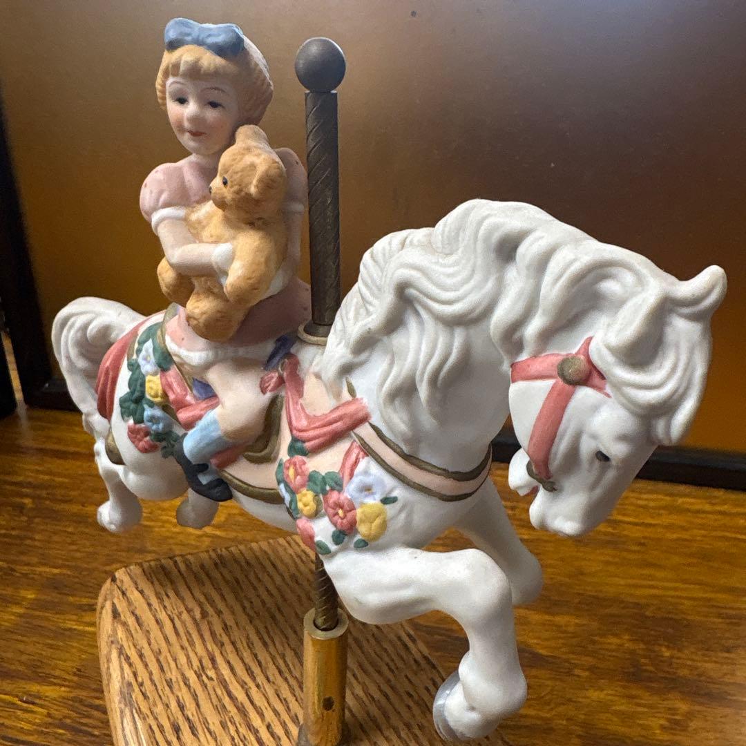 ヴィンテージ　トビン　プレーリー カルーセルオルゴール