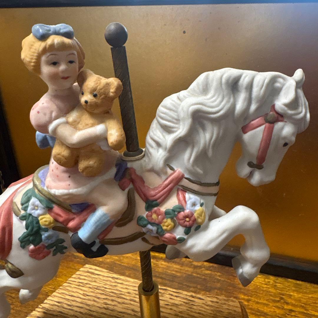 ヴィンテージ　トビン　プレーリー カルーセルオルゴール