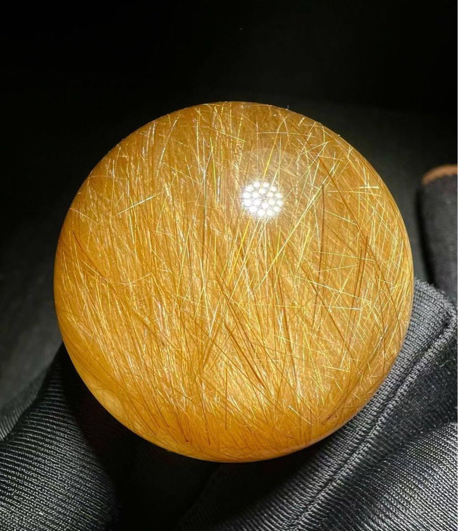 ⭐︎【天然】タイチンクオーツ 置物 44.2mm 122.2g