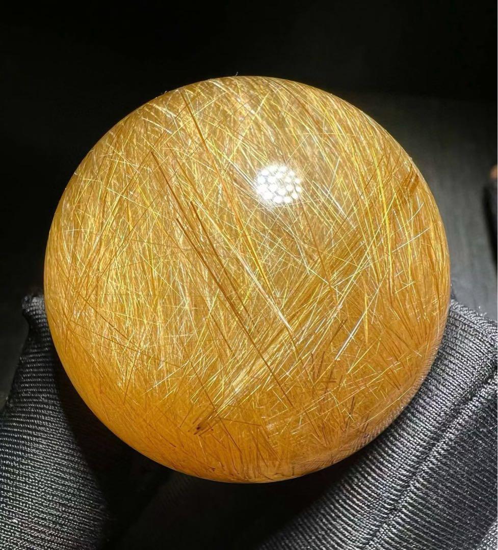 ⭐︎【天然】タイチンクオーツ 置物 44.2mm 122.2g