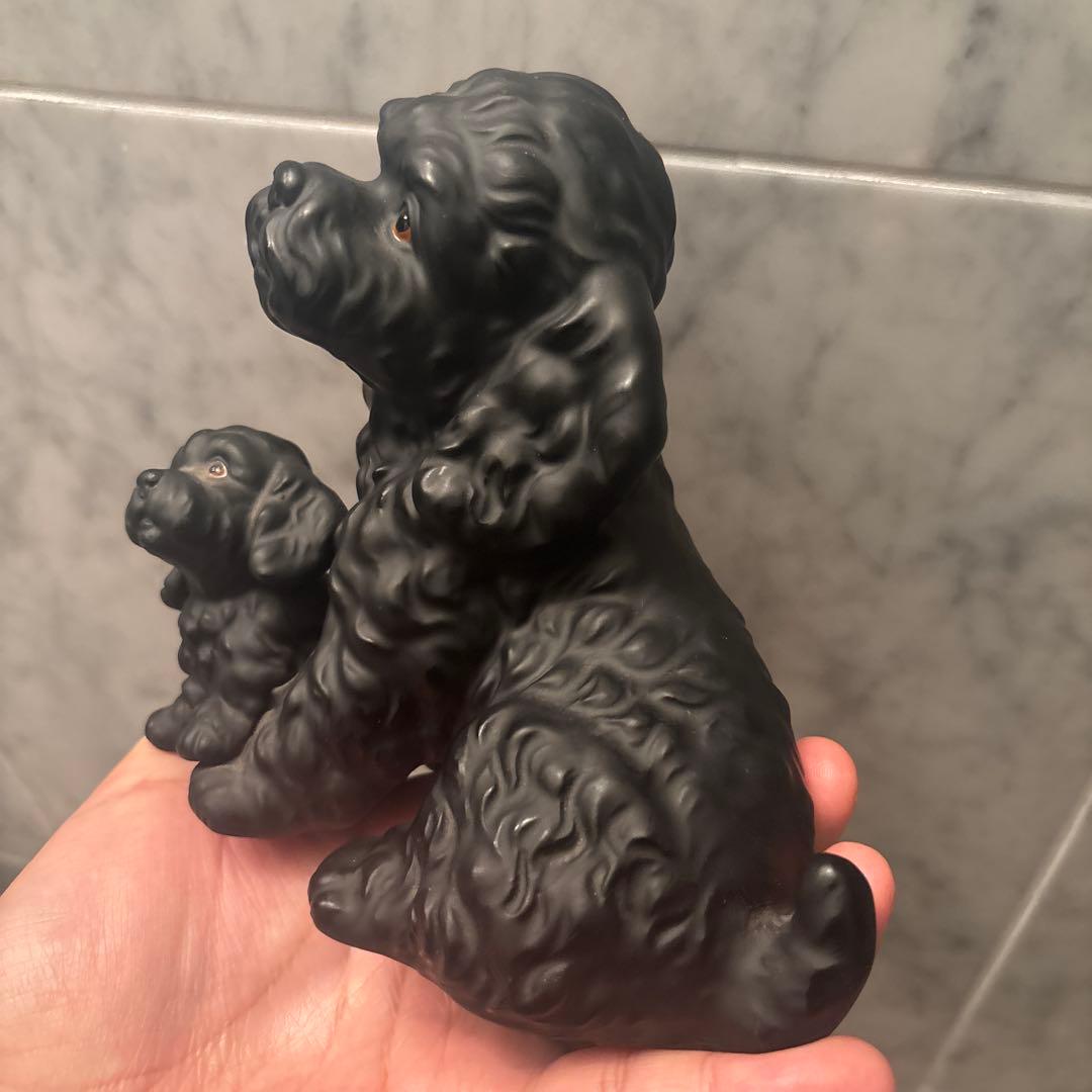 幻の博雲陶器社60年代ビンテージ生きているように美しい瞳で可愛過ぎるトイプードル