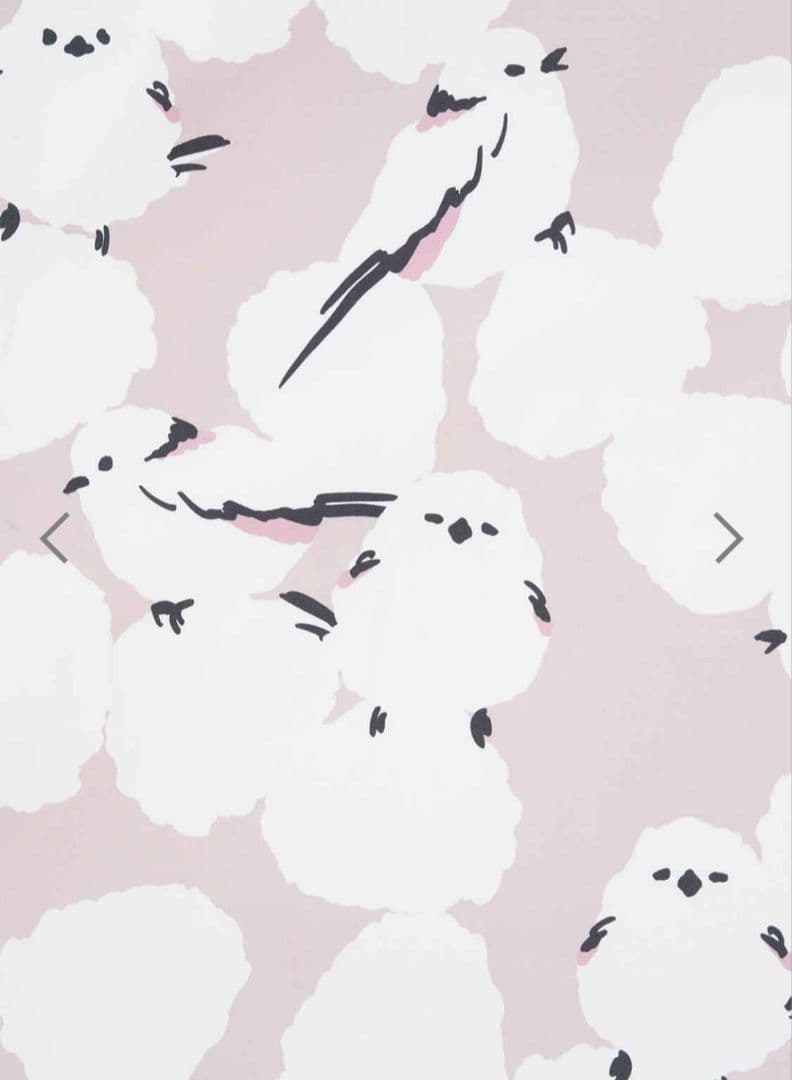 シマエナガ｜ベッドリネン 4ピースセット ダブル