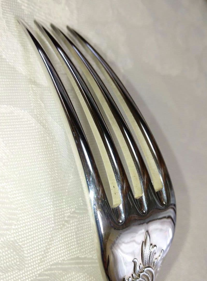 半額以下❗未使用品✨CRISTOFLE・シルバーコーティング・テーブルフォーク