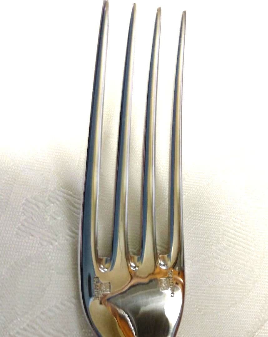 半額以下❗未使用品✨CRISTOFLE・シルバーコーティング・テーブルフォーク