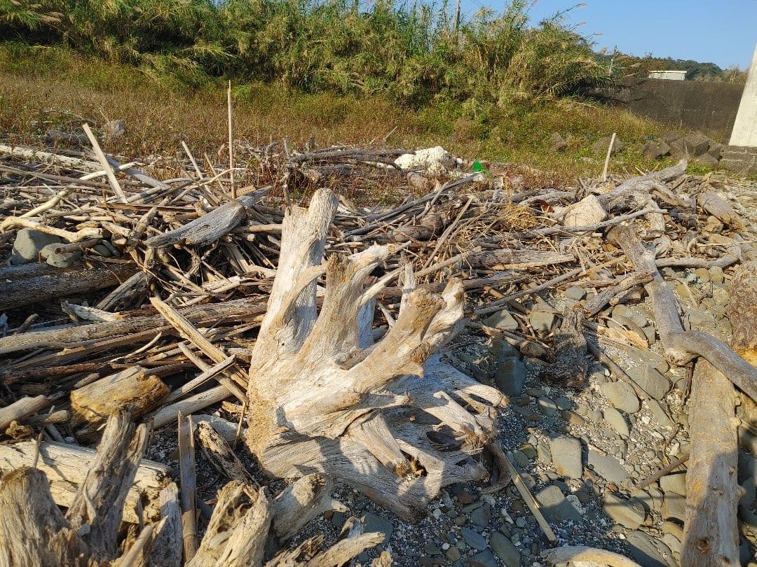 流木　クリスマスツリー　ハンドメイド LED ライト付
