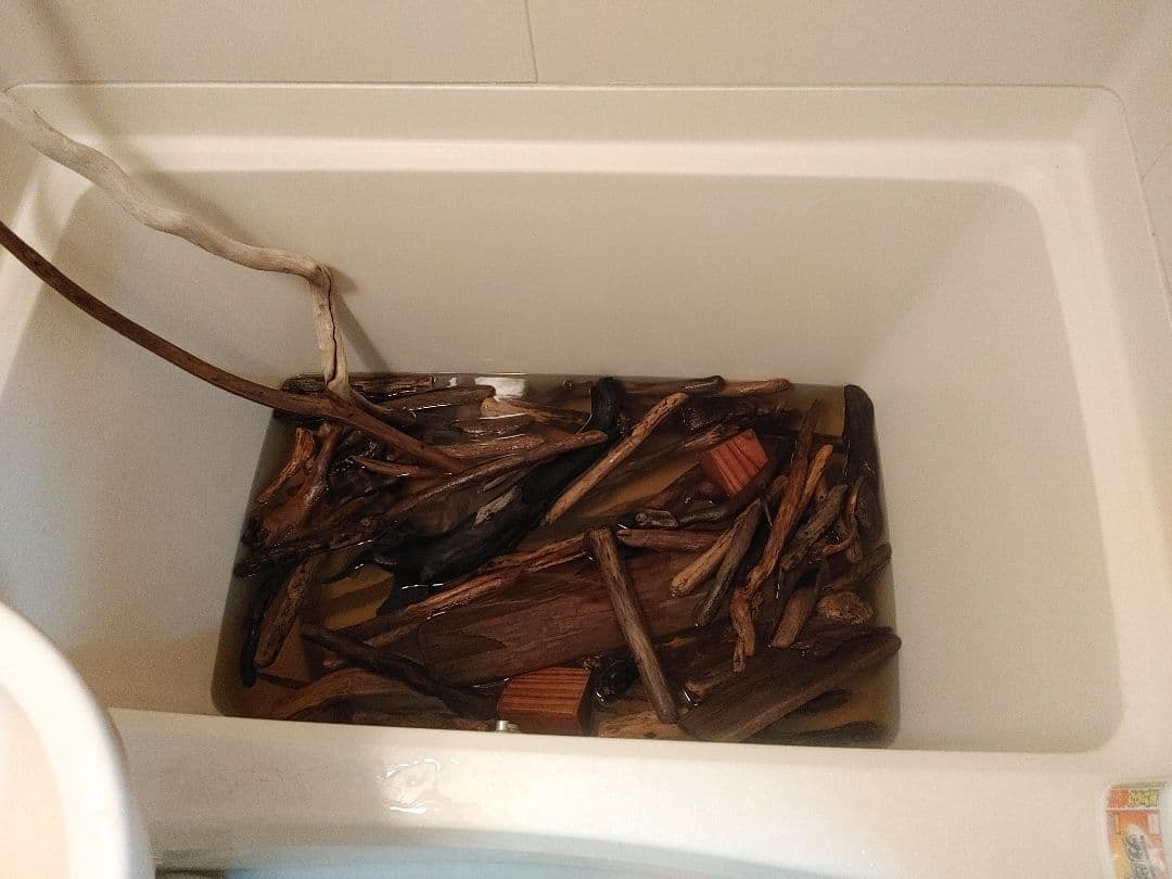 流木　クリスマスツリー　ハンドメイド LED ライト付