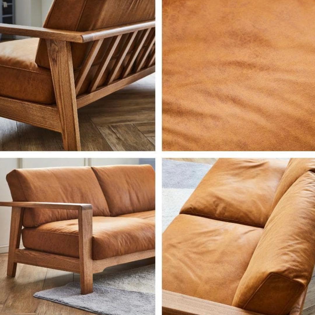 関家具 nora ノラ 2人掛けソファ Manger マンジェ キャメル