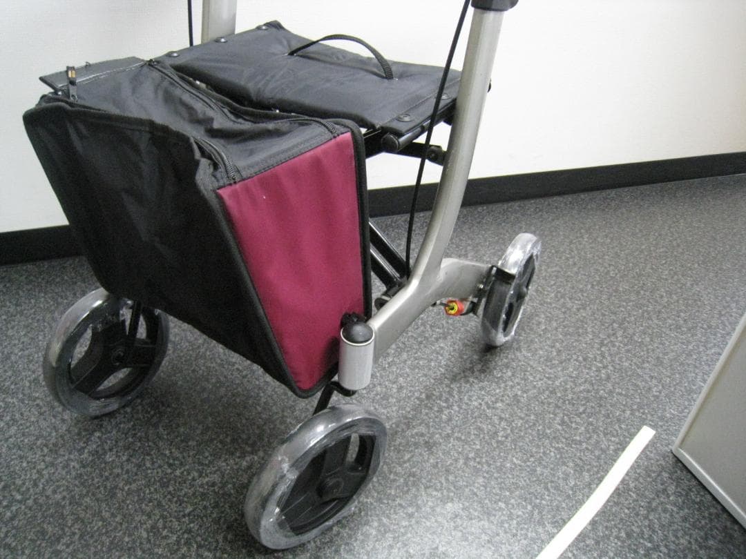 介護用品 歩行車 リトルターン ハイタイプ アロン化成 安寿 ワインレッド